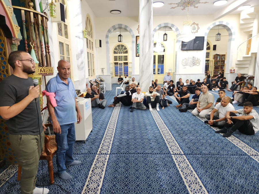 يافا: الدرس الإيماني الاسبوعي من مسجد النزهة بيافا 